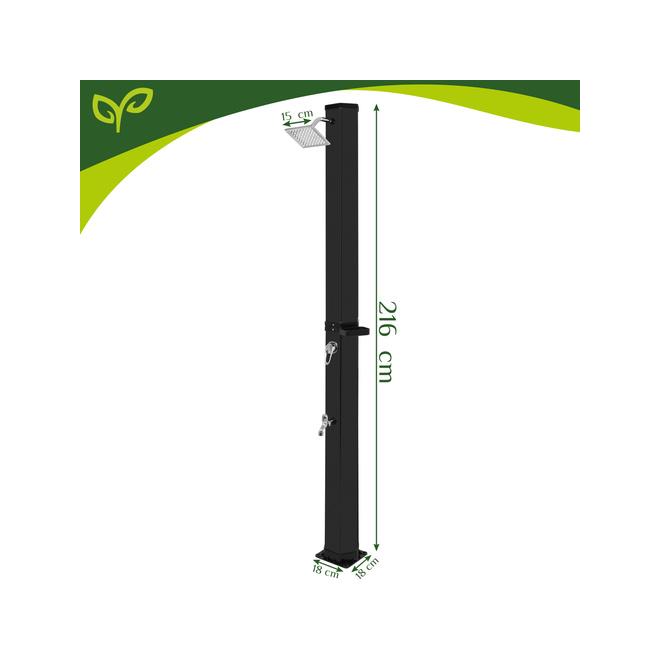 Solárna záhradná sprcha 40L