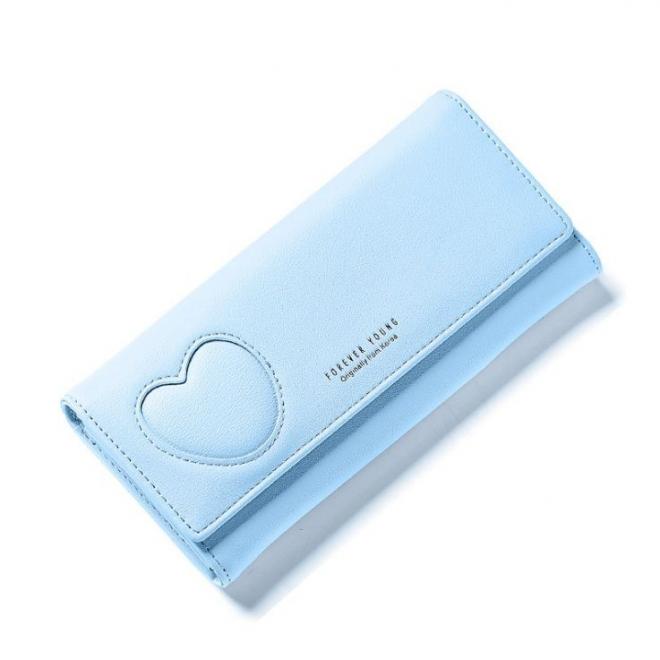 Ružová elegantná peňaženka so srdcom pre dámy